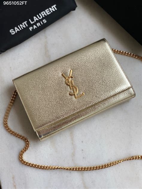 ysl metallic gold clutch|saint laurent evening clutch.